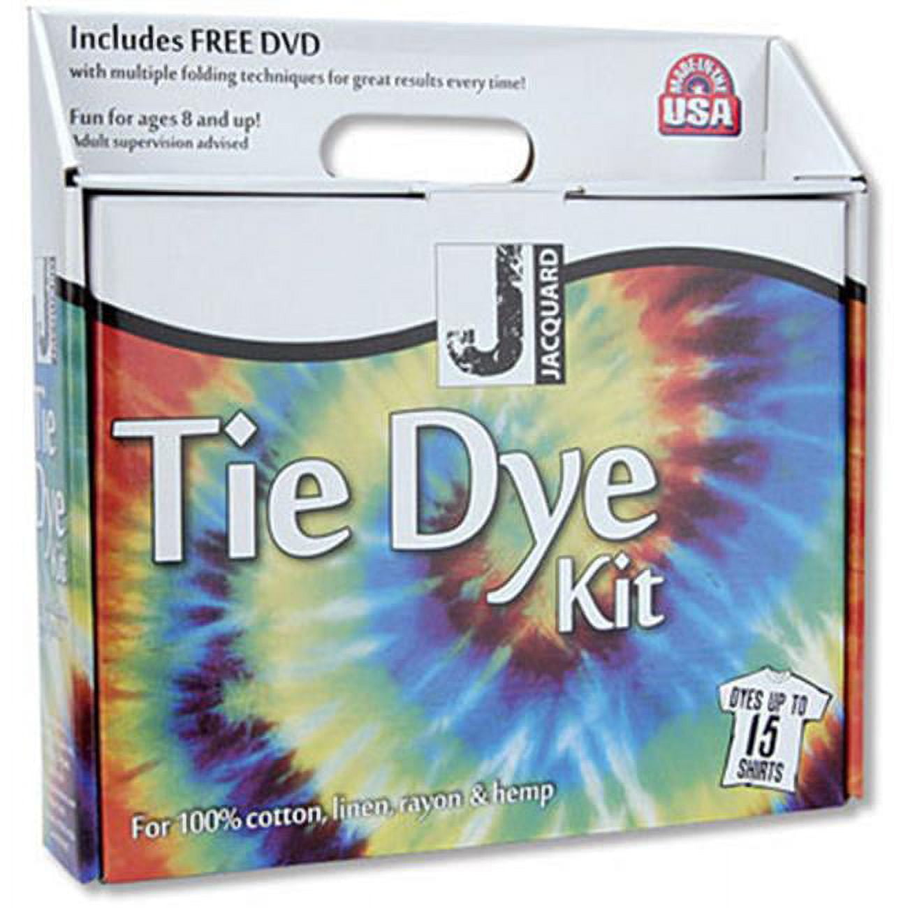 Jacquard Large Tie Dye Kit with Pre-Measured Dyes