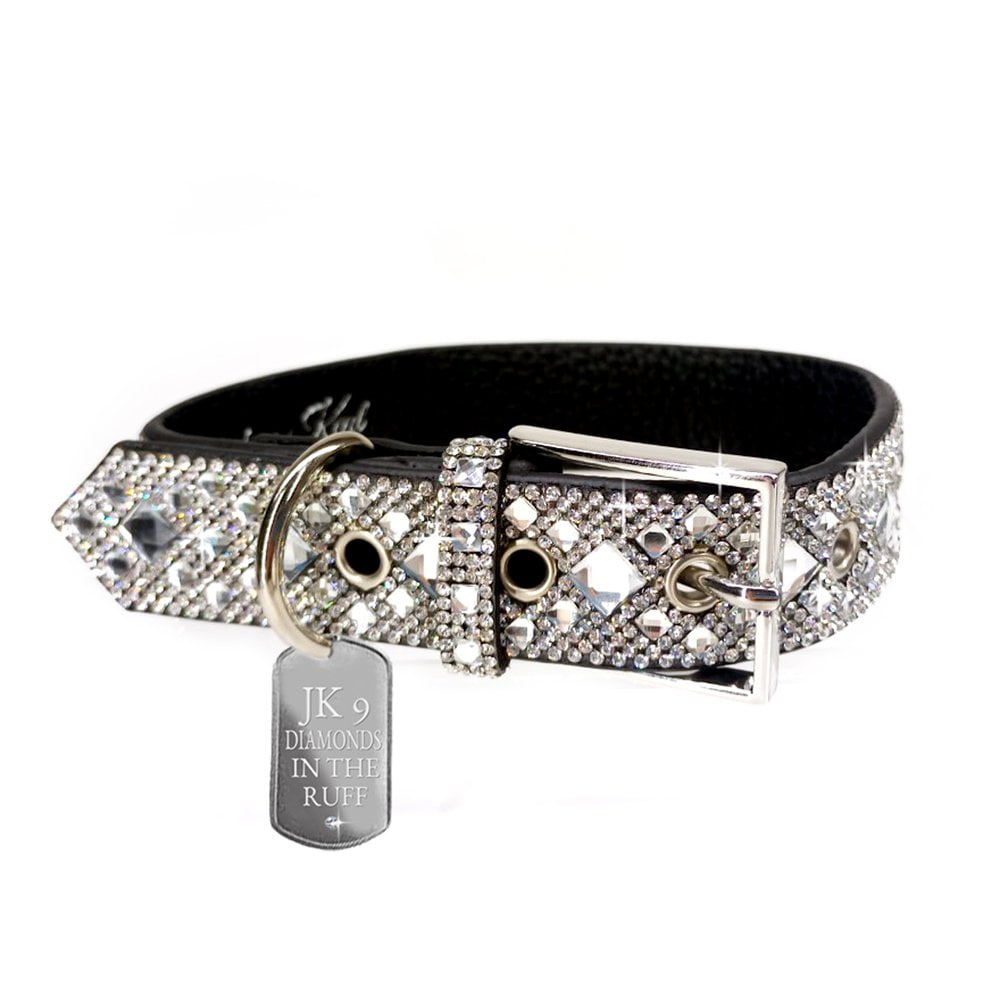 Jacqueline Kent Diamonds in the Ruff Dog Collar, Medium (Silver)