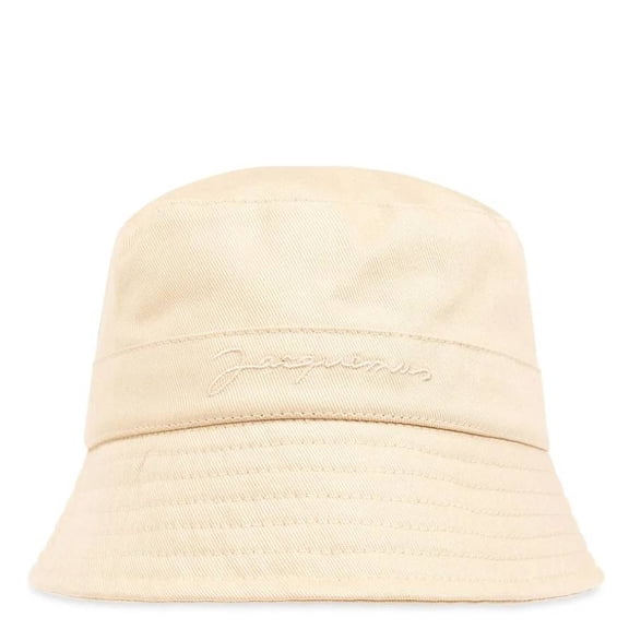 Jacquemus Kids Le Bob Gadzo Cotton Bucket Hat, Size 54 cm