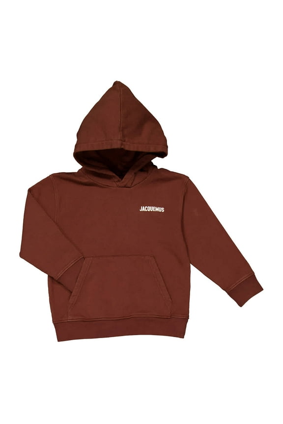 Kids Logo Embroidered Cotton Hoodie, Size 8Y