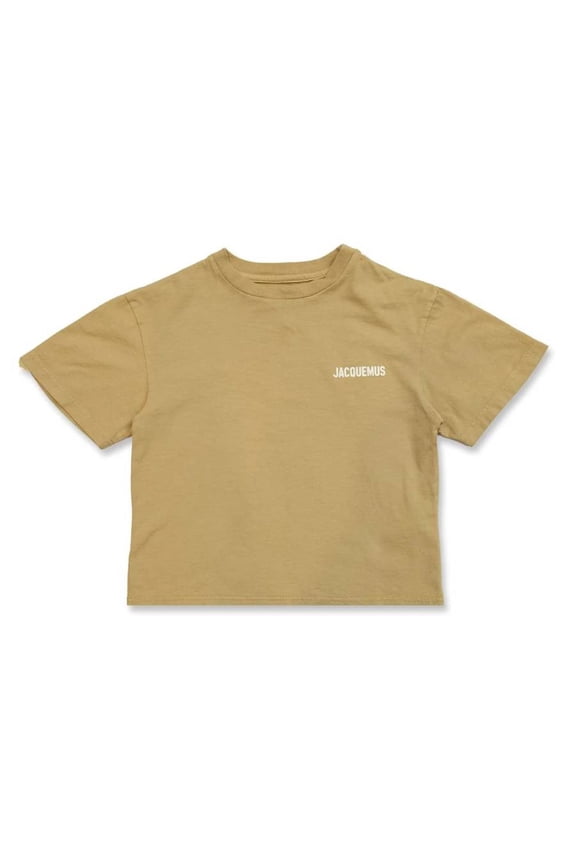 Kids Manches Logo Print T-Shirt, Size 6Y
