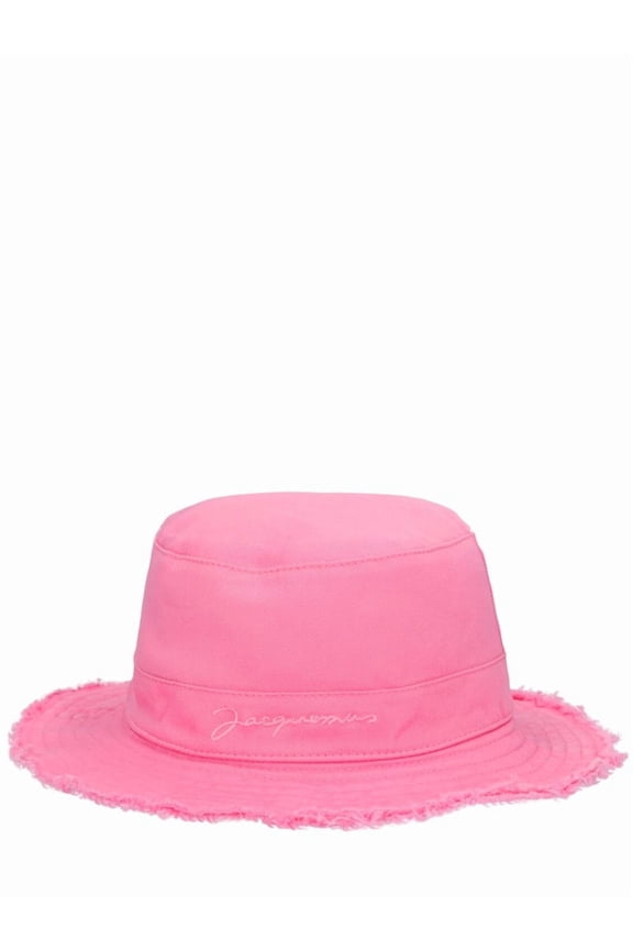 L'enfant Frayed Hem Bucket Hat, Size 54