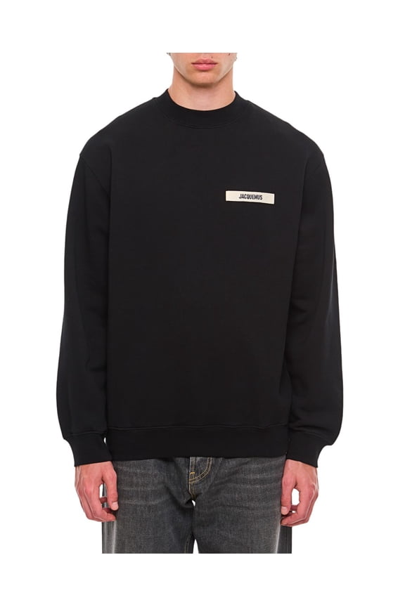 Crewneck Sweatshirt With Subtle Logo Detailing (Men's)