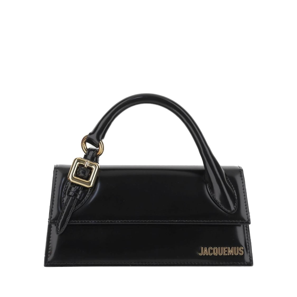 ハンドバッグ JACQUEMUS Woman Handbag Black 213BA0073000 990 Jacquemus The Medium Chiquito Leather Handbag 'Black