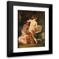 thumbnail image 1 of Jacques Antoine Vallin 14x18 Black Modern Framed Museum Art Print Titled - Nymphs (1780 - 1831), 1 of 5