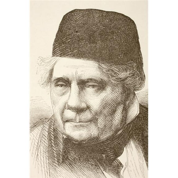 Jacques Babinet, 1794 to 1872 French Physicist, Mathematician, & Astronomer From A 19th Century Illustration Poster Print, 22 x 34 - Large