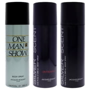 Jacques Bogart Jacques Bogart Kit , 3 Pc Kit 6.6oz Body Spray - One Man Show, 6.6oz Body Spray - Silver Scent Intense, 6.6oz Body Spray - Silver Scent