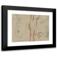 thumbnail image 1 of Jacques Callot 14x12 Black Modern Framed Museum Art Print Titled - A Leg and a Pig's Head (1616-1617), 1 of 5