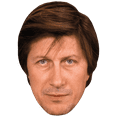 thumbnail image 1 of Jacques Dutronc (Stubble) Celebrity Mask, Flat Card Face, Fancy Dress Mask, 1 of 6