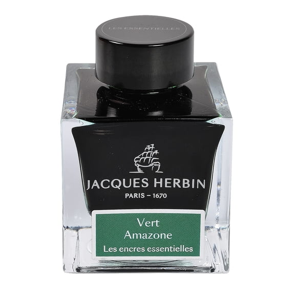 Jacques Herbin Essential Ink 50ml Green Fountain Pen Ink