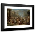 thumbnail image 1 of Jacques Ignatius de Roore 24x19 Black Modern Framed Museum Art Print Titled - Jeroboam Sacrificing to the Idols (C. 1704 - C. 1744), 1 of 5