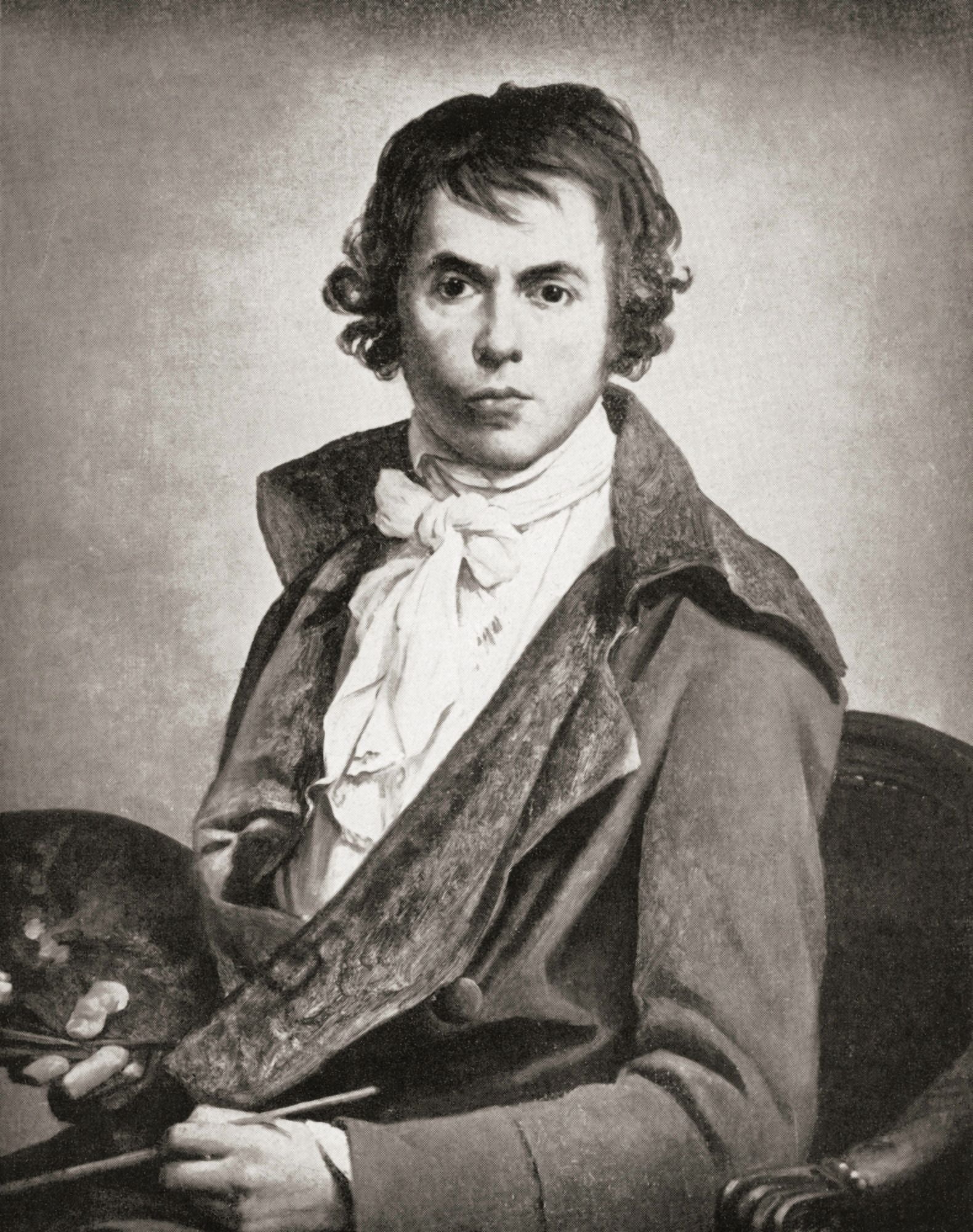 Jacques-Louis David 1748 Canvas Art - Ken Welsh Design Pics (12 x 15)