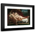 thumbnail image 1 of Jacques Louis David 18x15 Black Modern Framed Museum Art Print Titled - Cupid and Psyche (1817), 1 of 5