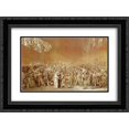 thumbnail image 1 of Jacques Louis David 2x Matted 24x20 Black Ornate Framed Art Print 'The Oath of the Tennis Court', 1 of 2
