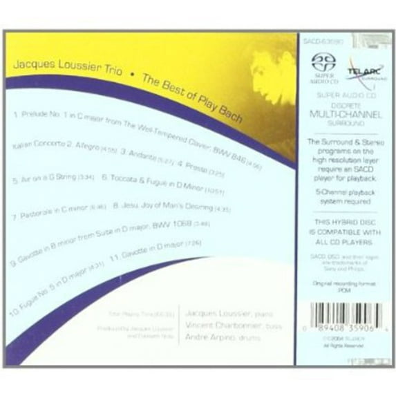 Jacques Loussier - Best of Play Bach (Hybrid) - Music & Performance - SACD