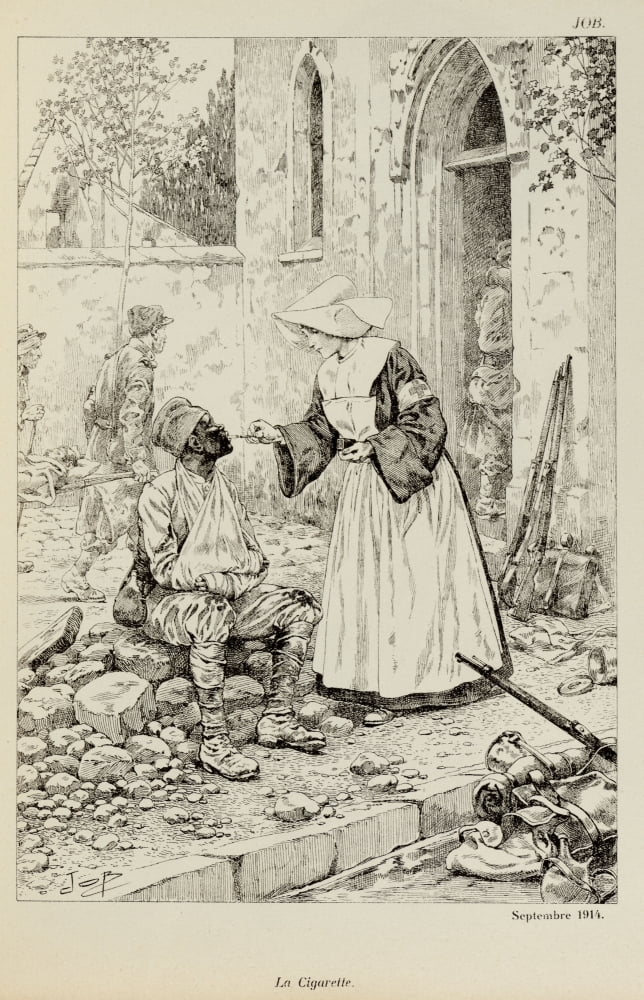 Jacques Marie Gaston Onfray De Breville Known As Job (1858-1931) Canvas Art - (18 x 24)