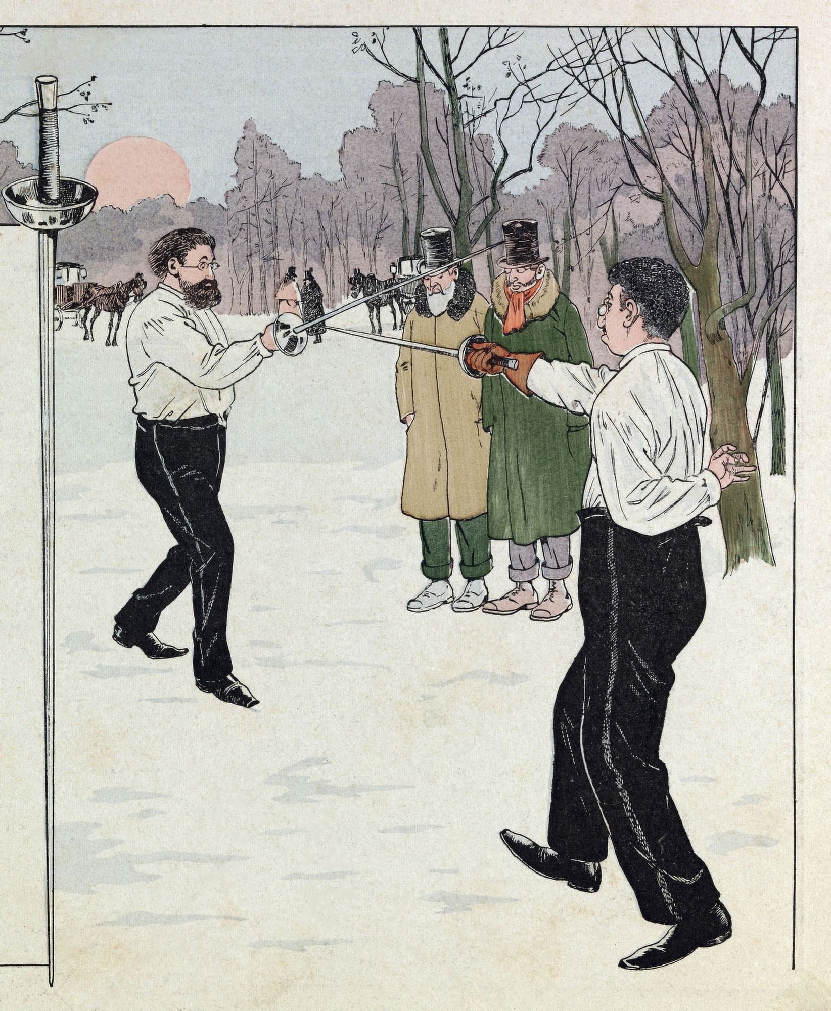 Jacques Marie Gaston Onfray De Breville Known As Job (1858-1931) Canvas Art - (18 x 24)