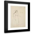 thumbnail image 1 of Jacques-Raymond Brascassat 11x14 Black Modern Framed Museum Art Print Titled - Women's Study (1828), 1 of 5