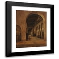 thumbnail image 1 of Jacques-Raymond Brascassat 15x18 Black Modern Framed Museum Art Print Titled - Calabrous Church Interior (1829), 1 of 5