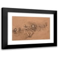 thumbnail image 1 of Jacques-Raymond Brascassat 24x17 Black Modern Framed Museum Art Print Titled - Religious Scene, 1 of 5