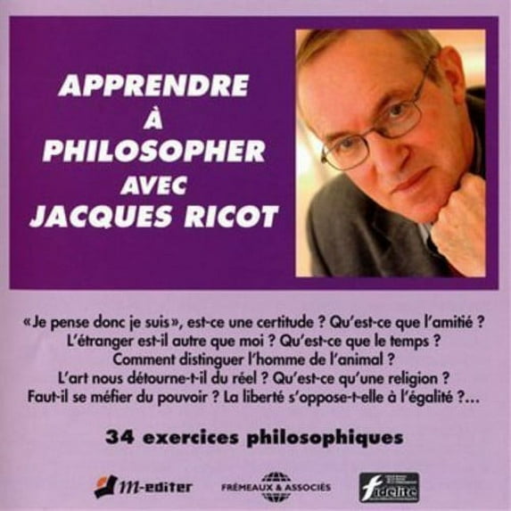 Jacques Ricot - Apprendre A Philosopher - Music & Performance - CD
