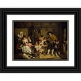 thumbnail image 1 of Jacques Sablet 24x18 Black Ornate Framed Double Matted Museum Art Print Titled: The Self-Sacrifice of a Father, 1 of 5