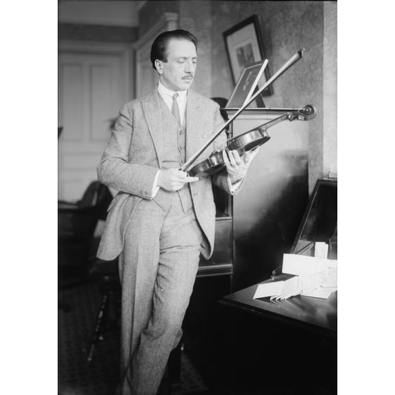Jacques Thibaud (1880-1953) French Virtuoso Violinist. History (24 x 36)