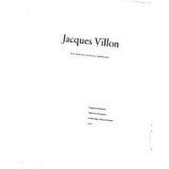 Pre-Owned Jacques Villon (Hardcover) 0916724018 9780916724016