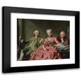 thumbnail image 1 of Jacques Wilbaut 14x12 Black Modern Framed Museum Art Print Titled - Presumed Portrait of the Duc De Choiseul and Two Companions, 1 of 5