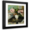 thumbnail image 1 of Jacques-Émile Blanche 15x18 Black Modern Framed Museum Art Print Titled - Flowers in a Vase, 1 of 5