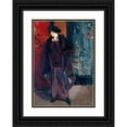 thumbnail image 1 of Jacques-Émile Blanche 18x24 Black Ornate Framed Double Matted Museum Art Print Titled: Portrait of Daisy De Broglie (1912), 1 of 5