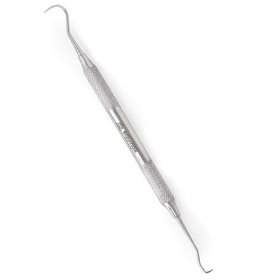 Jacquette Sickle Scaler for Dental Hygiene, Stainless Steel Single Ended Points with Knurled Handle for Enhanced Grip (Reusable, Ideal Gift Item)