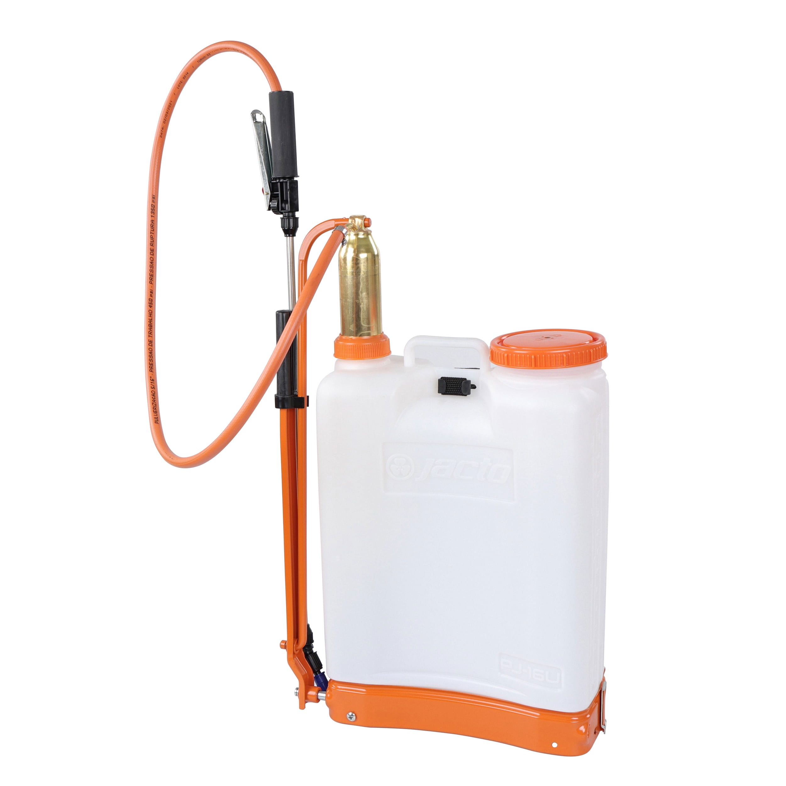 Jacto Backpack Sprayer Tank 4 Gallon Clear Urban Manual Backpack Pump