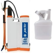 Jacto HD400 Backpack Sprayer with Tip N Measure 1 Gallon Container Bundle, 2 Items