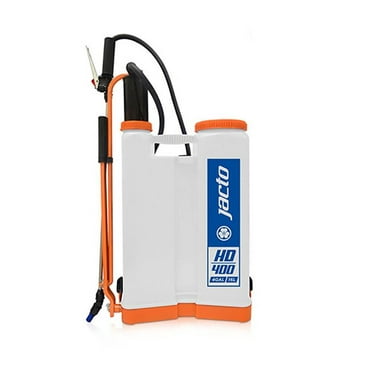 Jacto HD400 Right/Left Hand Operation 4 Gallon Chemical Backpack Sprayer, White