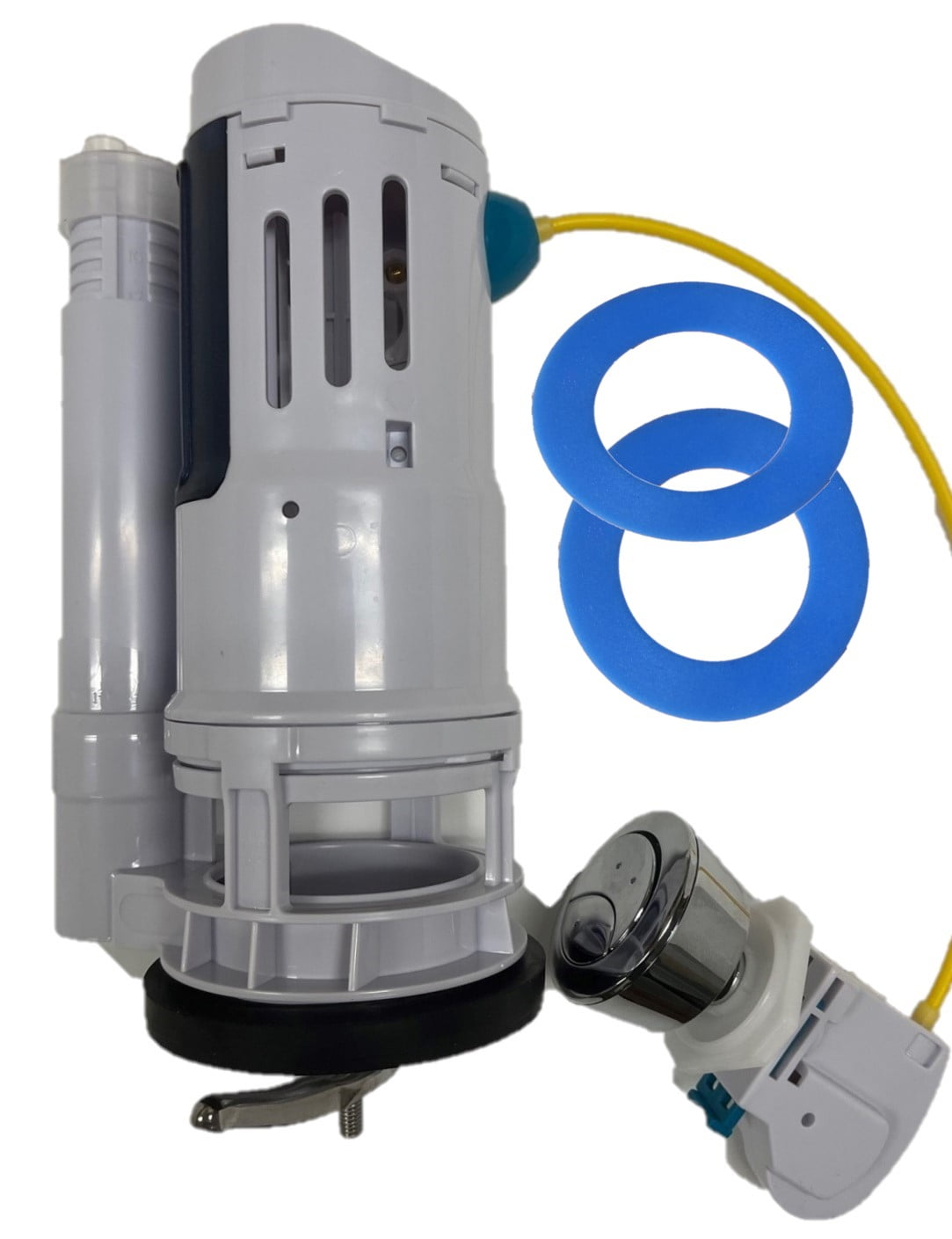 Jacuzzi Dual Flush Cable Valve with Button, 2.5 inch Flush Hole