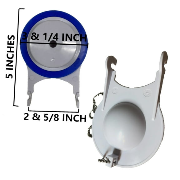 NuFlush Toilet Flapper Replacement Compatible with Jacuzzi HF04000 2 Pack