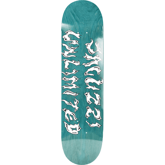 JACKASS Ice Font Jet Ski Ex7 Skateboard Deck 8.75 Teal