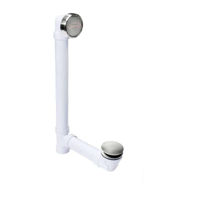 Universal Deep Soak Tub Drain 25.79" with Overflow - Chrome