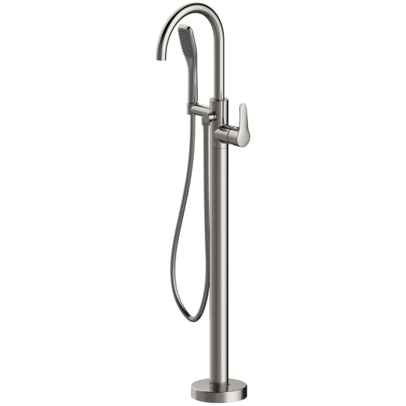 Jacuzzi Nw50 Floor Mounted Tub Filler - Nickel
