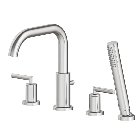 Jacuzzi Rc95 Contento Deck Mounted Roman Tub Filler - Nickel