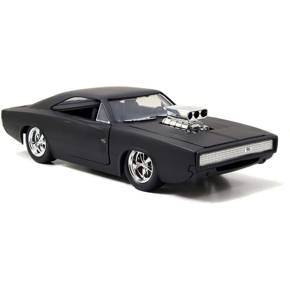 Jada 1:24 Fast & Furious - 1970 Dodge Charger Street Mat Black Vehicle