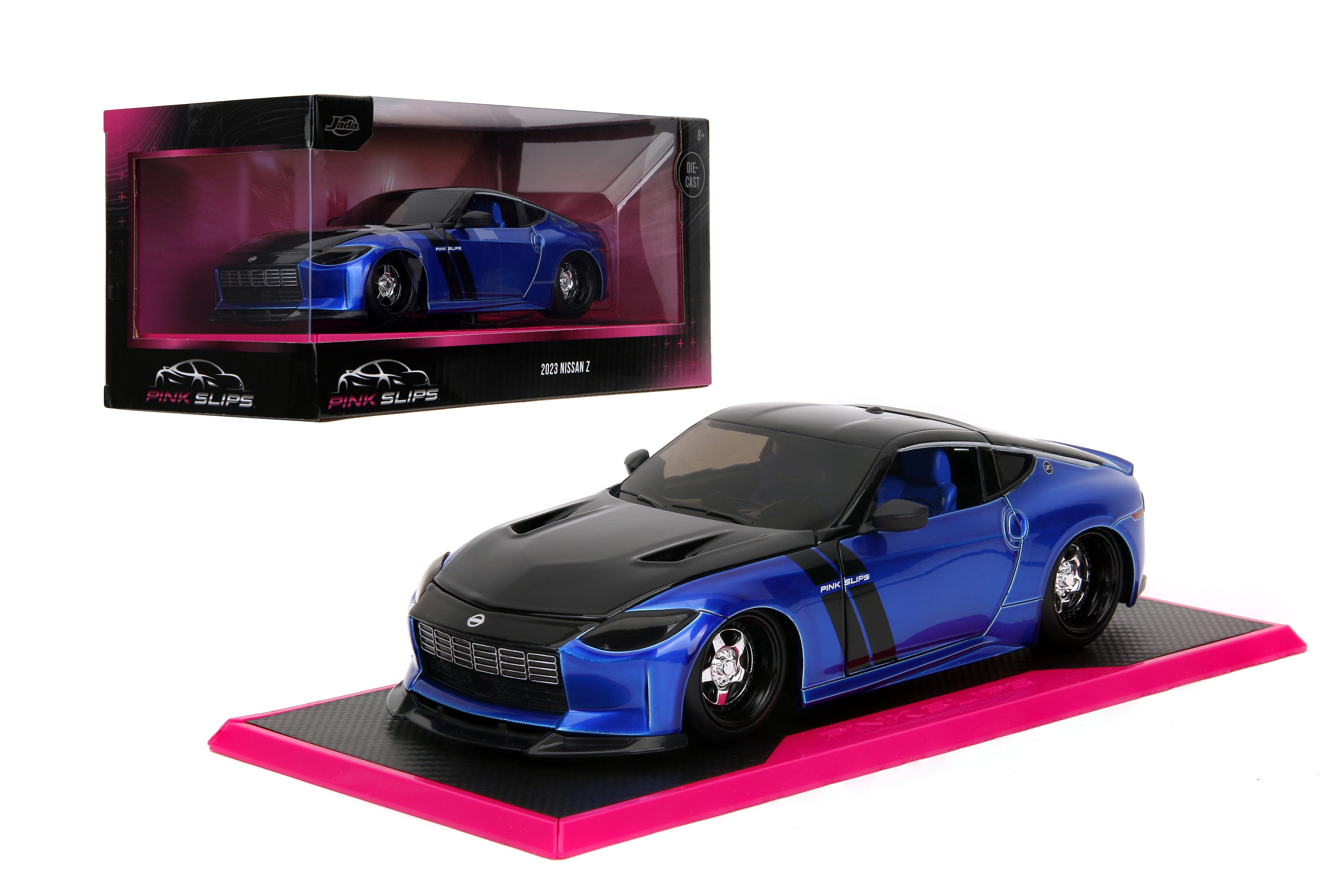 Jada 1:24 Pink Slips 2023 Nissan Z Diecast Model Car, Blue