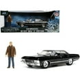 thumbnail image 1 of Jada 1-24 Scale 1967 Chevrolet Impala SS Sport Sedan Dean Winchester Diecast Figurine Supernatural TV Hollywood Rides Diecast Model Car, Black, 1 of 1