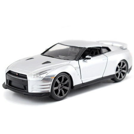 Jada 1:32 Scale Brian's Nissan GT-R R35 Silver Fast & Furious Movie Diecast Model Car