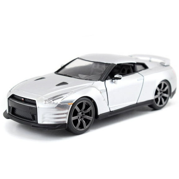 Jada 1:32 Scale Brian's Nissan GT-R R35 Silver Fast & Furious Movie Diecast Model Car
