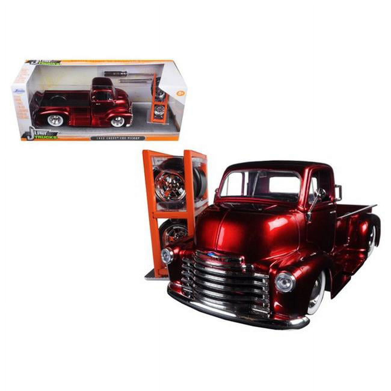 Jada Toys 1952 Chevy COE Pickup Truck Red Diecast Model with
