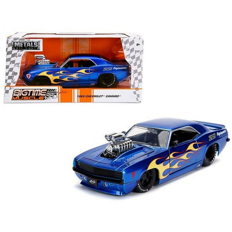 Jada toys 1969 Chevy Camaro Blower with newest Flames 1:24 scale