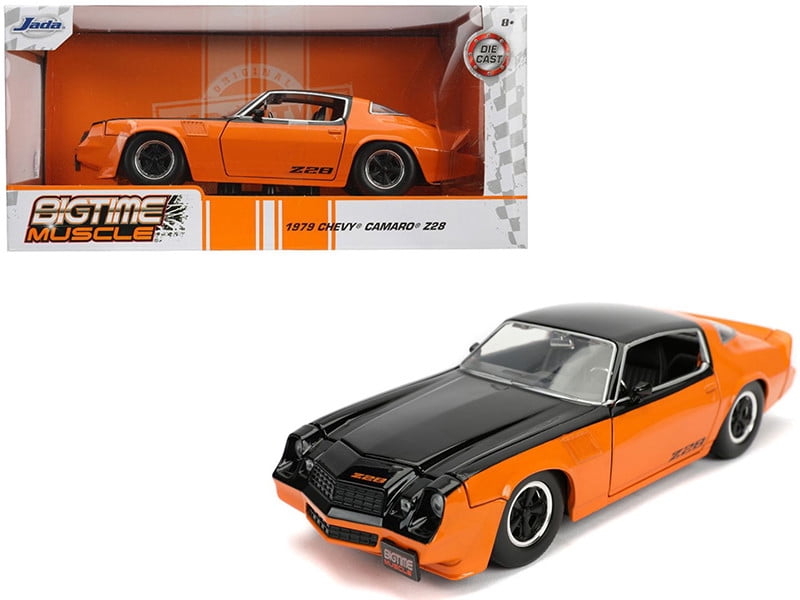 Jada 31669 1979 Chevrolet Camaro Z28 Black & Orange Bigtime Muscle