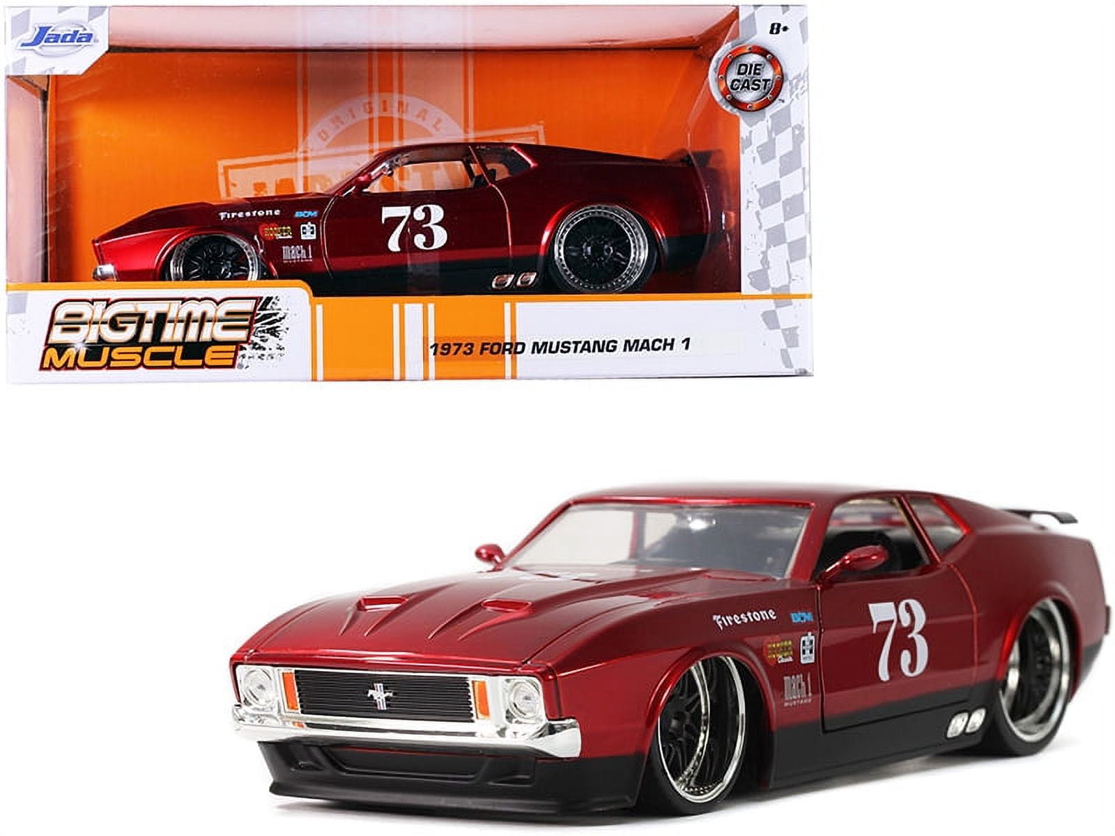 Amazon.com: Jada Toys Big Time Muscle 1:24 1973 Ford Mustang